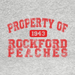 Property of the Rockford Peaches (A League of Their Own) (Red) T-Shirt